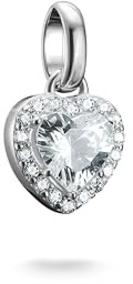 THOMAS SABO Charm Club Connect Charms– 925 Silber Charm Anhänger Glück & Liebe Motive