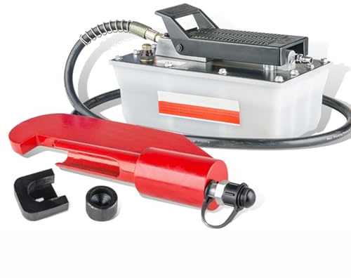 Pompa manuale per test di pressione per veicoli di grandi dimensioni, portata elevata 0,67-0,89 l/min, supporta la pressione dell'aria fino a 8 kg/120 psi, ideale per carrelli elevatori, camion