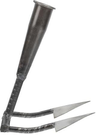 ROMISBABA Azada Triangular Multifuncional para Jardinería y Cultivo Herramienta Ligera y Resistente para Tierra Doble Uso para Abono y Deshierbe Exteriores