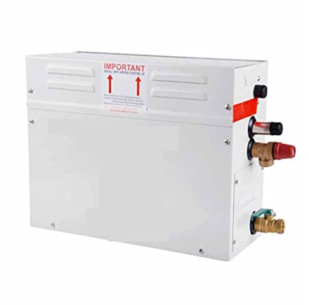OUTFYT 5kw Generador de Vapor Máquina de Vapor Sauna Vapor vaporizadora Home Sauna Beauty Sweat SPA Ducha de Vapor con Controlador Digital,Calefacción eficiente