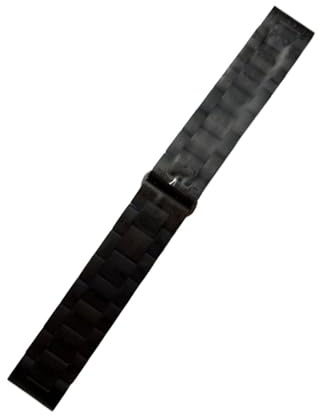 Träarmband Rostfritt stål Vikspänne Quick-release Design Justerbart utbytbart armband(C,23mm)