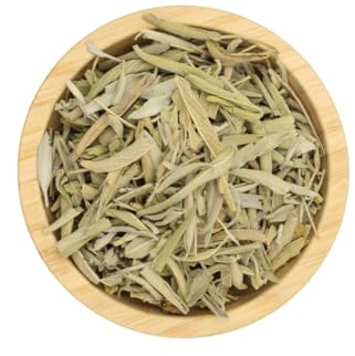 Feuilles & Tiges Coupées Séchées de Sauge - Salvia Officinalis L. (350g)