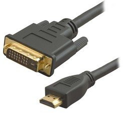 Câble HDMI vers DVI de 24 broches, 5 mètres, Dual Link, Câble PS3