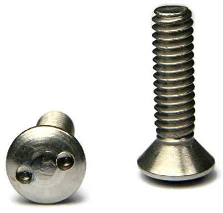 18-8 Stainless Steel Spanner Security Oval Head Machine Screws - #8-32 x 2 Qty 25