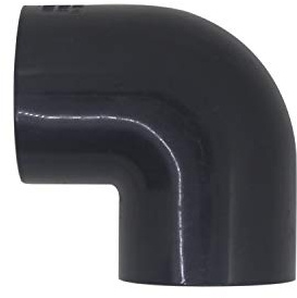 Codo 90 grados pvc 20 25 32 40 50 63 75 90 110mm manguito pvc racor codo hembra adaptador conector PN16 (Diámetro Interno 40mm)