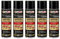 Isolbau Lot de 5 flacons de colle en spray 500 ml – Colle extra forte pour bricolage et industrie – Spray adhésif pour mousse, bois, tissu, cuir, feutre, etc