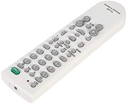TV-Fernbedienung Universal-Fernbedienung Weiß 1 Stück Universelle Intelligente TV-Fernbedienung TV 139F Ersatz-Controller Weiß