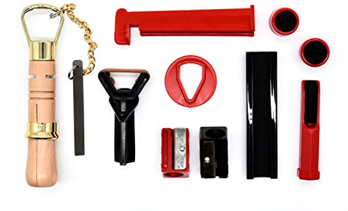 BILMAG Billard Queue Reparatur- und Pflegeset Premium - 9 Tools