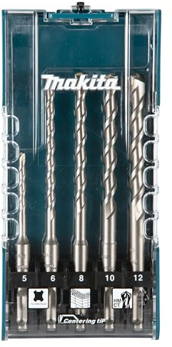Makita E-15724 SDS-PLUS Masonry Drill Bit Set 5-Piece