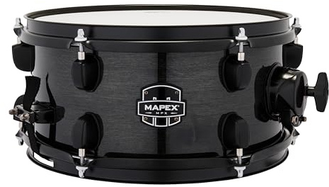 Mapex MPX Maple/Poplar Side Snare Drum - 15.2 x 30.5 cm - Black with Black Hardware