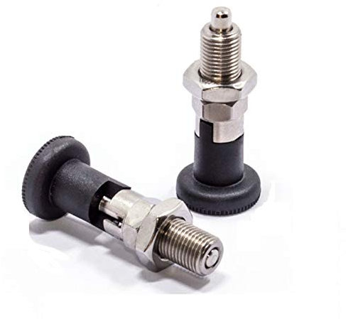 NFOQRVKW Schrauben 2 Teile/LOS Edelstahl Selbstsichernder Rastbolzen mit Selbstsichernder Funktion for Teilkopf M6/M8/M10/M12/M16/M20 Dübel for den täglichen Gebrauch (Color : One Color, Size : M8)