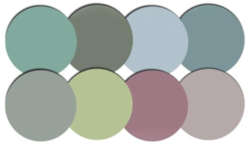 400 Stück selbstklebende runde Haftnotizen, 8 Farben, wasserfest, durchscheinend, Registerreiter zum Markieren von Büchern, Sortieren von Dokumenten, Hinterlassen von Nachrichten