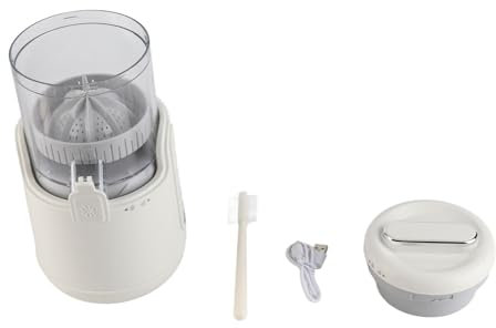 FLEXMAN Cold Press Juicer, 360 Degree Electric Juicer Machine, USB Rechargeable Slow Cold Press Juicer for Extract Orange, Pear, Grape, Lemon, Watermelon