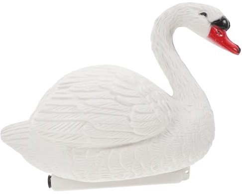 Cabilock Figura De Flotante Realista Decoración De Estanque Protector De Estatua De Cisne Decoración De Jardín