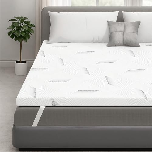 Matratzen Topper 140x200 cm Kühlung, 7,5 cm, 2 Härtegrade (H3&H4), Gel-Memory-Schaum & Kaltschaum, Oeko-TEX Zertifiziert, waschbarer Bezug, für Boxspringbett & Sofa