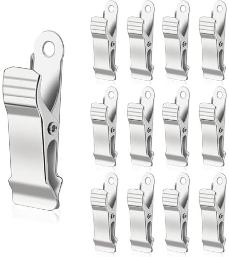 YXL 12 Pieces Spring Clamps, Small Crocodile Clips, Small Clamps for Crafts Wire Photo Curtain Crafts