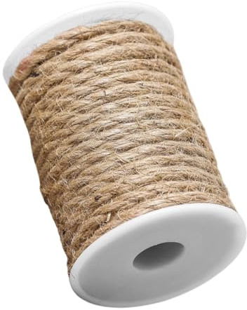 OSALADI Cordel Trenzado Cuerda Náutica Yute Accesorios Hilo De Carnicero Cuerda Para Manualidades Marrón Hilo Marrón Cordel Para Rascador De Gatos Soga Khaki De