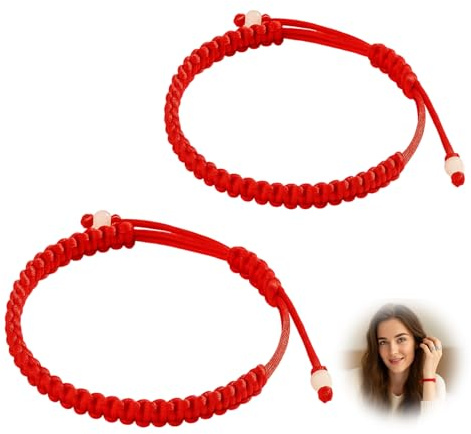 YAOYYG 2 Pulseras Pulsera Tibetana, Amuletos de la Suerte y Protección, Pulseras Tibetanas y Regalo Budista - Hecho a Mano, Para Hombre y Mujer, Un Detalle eEpecial paraFfamiliares y Enamorados