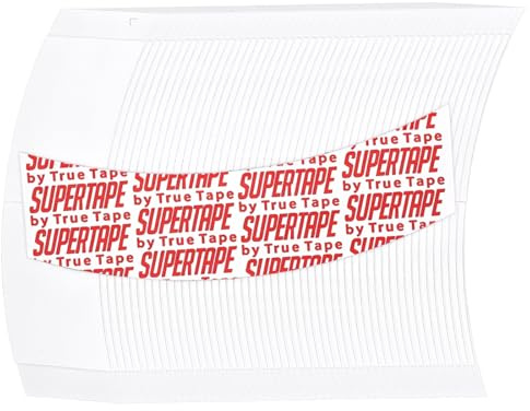 KIRZAX 36uds Cinta Adhesiva Peluca,Impermeable Invisible Peluca Cinta Adhesiva de Doble Cara,Invisible Cinta de Peluca Delantera de Encaje, Pegar Pelucas para Fijar Pelucas(Blanco)