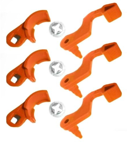 MoSundi Lot de 3 leviers d'étranglement pour souffleurs de feuilles BG45, BG55, BG65, BG85 et BR45C – Comprend levier, obturateur et écrou poussoir