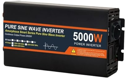 Invertitore Potenza Inverter Da 4000 W E 5000 W 12 V 24 V A Corrente Alternata 220 V Onda Sinusoidale Pura Trasformatore Convertitore Di Tensione E Frequenza UE Inverter(24V,5000W)