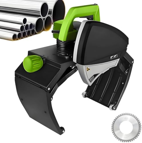 DPLXQPP Cortatubos Eléctrico Profesional,Modelo Zd220 para Tubos De 15–220 Mm,Zd400 para Tubos De 75–400 Mm,Cortador De Tubos Portátil De Alto Rendimiento,Corte En Frío,Sin Rebabas ZD220