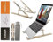 K-MART Laptop Stand for Desk, Adjustable Aluminum Laptop Riser for Desk & Bed, Air-Ventilated Portable Laptop Stand, Compatible with MacBook, Dell, HP, and 10-15.6”