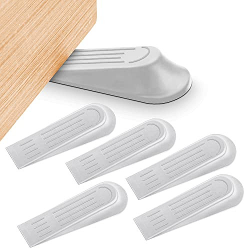 SOL 6pk Door Wedges - Non-Slip Heavy Duty Door Wedges for Home, School, and Office - Ideal for All Surfaces, Durable Door Holder, and Wedge Stopper