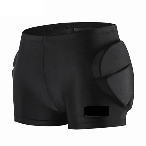 Protector de Caderas para Esquí Pantalones Cortos con protección for glúteos, y Caderas for niños niñas: esquí, Patinaje sobre Ruedas, Hockey, equitación Ciclismo. Incluyen Almohadilla de EVA(L)