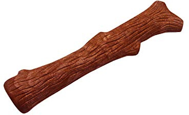 Petstages Dogwood - Tuggleksak för hund - träalternativ - mesquite - röd - medium