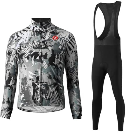 UGLY FROG Radtrikot Anzug Outdoor Sports männlich Gemütlich Radtrikot Langarm Herren Set Fahrradbekleidung Winter