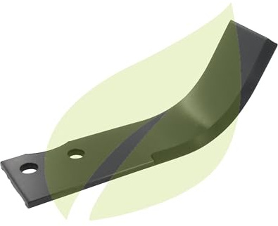 Navaja de fresa recta para motoazada Goldoni, 200 mm, 50 mm de ancho