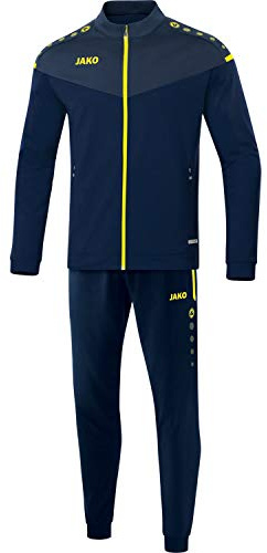 Jako Herren Trainingsanzug Polyester Champ 2.0, Marine/Darkblue/Skyblue, XXL, M9120