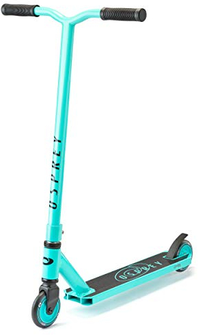 Osprey Stunt Scooter | für Kinder Erwachsene Jungen Mädchen Advanced Kick T-Bar Scooter mit ABEC 5 Kugellagern, HIC Headset und ergonomischem Lenker, RT-1440, mehrere Farben, Blaugrün
