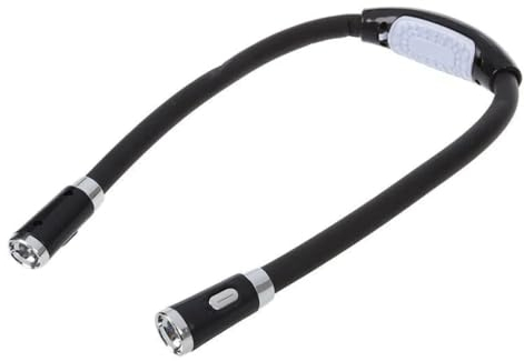 Neck Reading Light Book Light for Reading in Bed 4 LED 3 Modes Neck Reading Lamp Hands Free Flexible Torch Lights for Readers U-Shaped LED for Bookworms Camping Repairing Craft Knitting