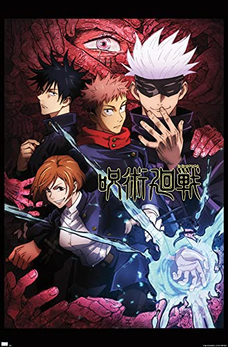 Jujutsu Kaisen - One Sheet Wall Poster, 34L x 22.4W, Unframed Version