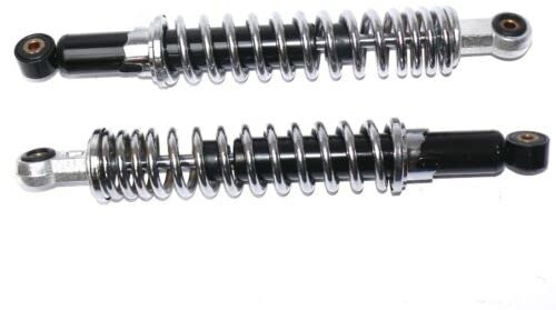 KR Simson Federbeine Stoßdämpfer Paar SR50 S51 S50 S70 Chr/Schw 33,5