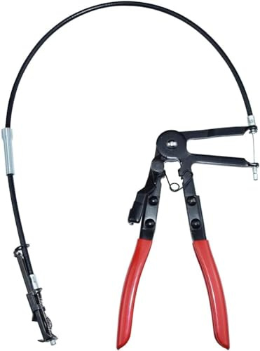 Thsakzo Flexible Kabel-Federklemmenzange, Langarm-Schlauchklemmenzange, Schlauchschellen Zange, für Kraftstoff-, Öl- und Kühlerleitungen