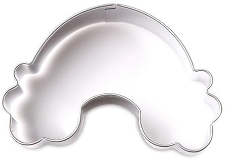 OUNONA Unicorn and Cutters Set, 3pcs Stainless Steel Biscuit Cutters for Baking, Fondant, Candy, DIY Pastry Tools, Cartoon Shapes for Boys and Girls and Home Baking