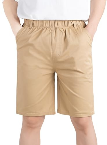 CAMLAKEE Kurze Hose Jungen Chino Shorts Kinder Jungs Bermuda Sommershorts