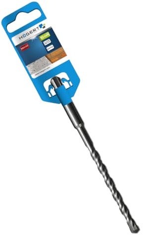 Högert Technik - Punte professionali SDS+ calcestruzzo BX4 22 x 460 mm | 4 taglierine, adatte per la foratura su mattoni, pietra, ceramica, cemento e cemento armato.