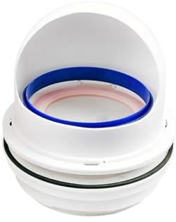 AQXYYWEI Clapet anti-retour en verre 150-200MM, 1 pièce, for hotte de cuisine, boîtier de sortie de tuyau, échappement de cuisine, accessoires de Port de Ventilation Anti-odeur