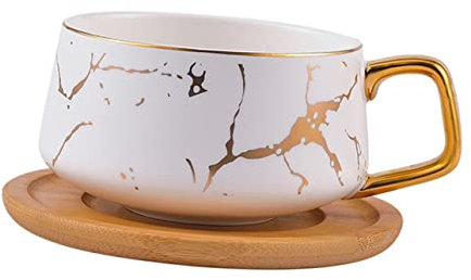ELAYARD 1set Tazze Ceramica Per Latte e Caffè Design Elegante e Resistente Per Ufficio e Casa Tazze Multifunzionali Opaco Per Bevande Calde e Fredde
