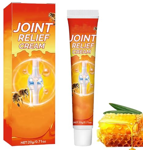 Bienengiftsalbe, 2025 Bee Venom Joint Relief Gel, Mullein Joint Relief Cream Arthritis Ultra Strength Aetheris Bienengift Creme Bienengift-Reparaturcreme Joint Relief Cream Für Nacken Hände Knie (1)