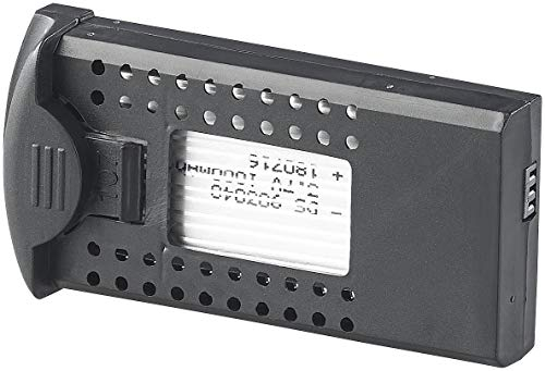 Simulus Akku Drohne: Ersatz-Akku für faltbaren WiFi-FPV-Quadrocopter GH-55.FPV, 1.000 mAh (Quadrocopter Drohne mit Kamera, RC-Quadrocopter mit Kamera, Ferngesteuertes Spielzeug)