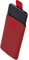 Favory Case compatible with Doro 5860 cover made of genuine leather protective cover (tab with pull-out function) in red