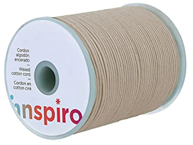 Cordone cotone intrecciato sottile sabbia 0,5 mm. 100 m.