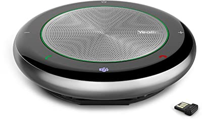 Yealink CP700 Bluetooth Speakerphone with Dongle Teams Certified, Portable Conference Speaker and Microphone for Meeting, Softphone, Unified Communications Platforms,360° Voice Pickup,9H Talk Time