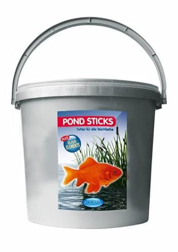 AQUARIS Pond Sticks Colore per Pesci da laghetto, galleggia e Non intorbida l'acqua del laghetto e Contiene Molti nutrienti con Elementi benefici 1200 g / 15 l