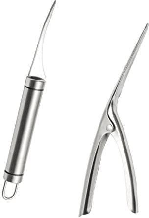 BESTonZON Décapant à Crevettes Coupe-Ligne De Crevettes Ligne De Propre Décapant De Coquille De